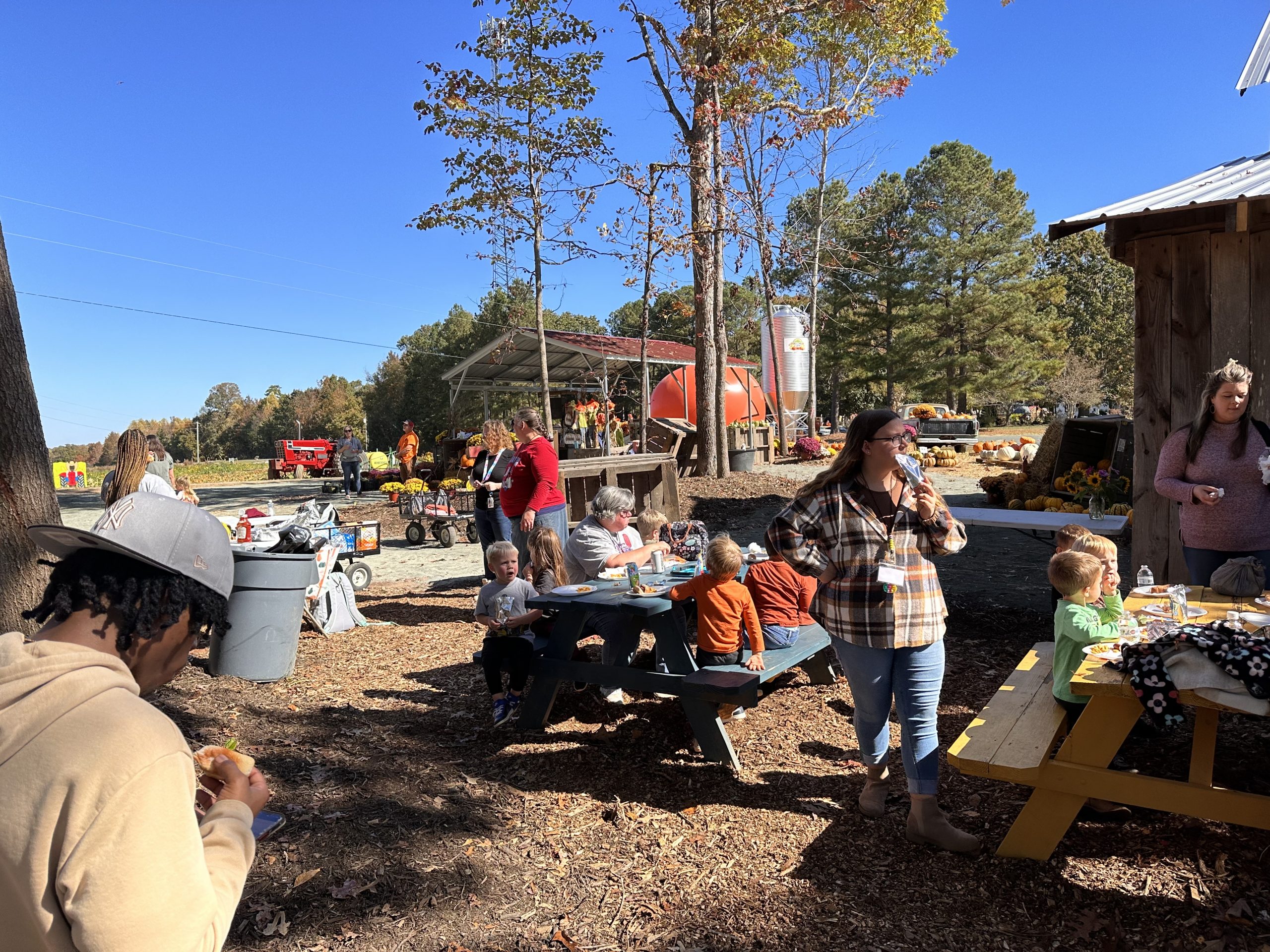 field trip at Fogleman farms in liberty,nc